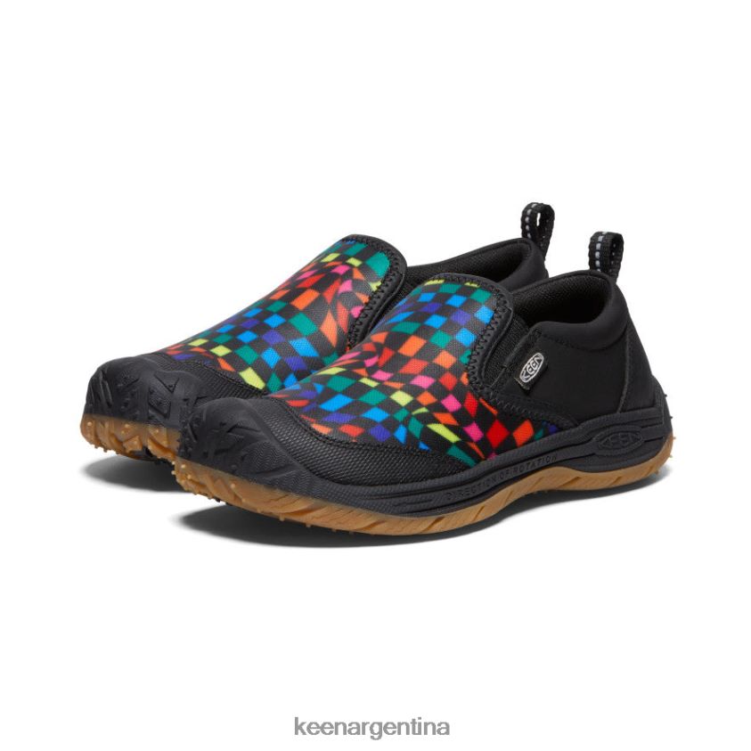 negro/multicolor calzado KEEN perro de velocidad sin cordones T0822B718 niños grandes - Imagen 2