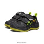 negro/multicolor calzado KEEN sabueso de velocidad T0822B921 niños pequeños - Imagen 2