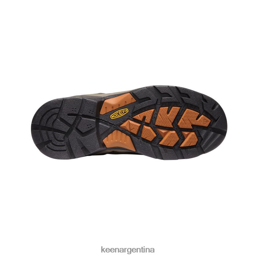 negro oliva/cuero marrón calzado KEEN Bota impermeable detroit xt (puntera blanda) T0822B178 hombres - Imagen 4