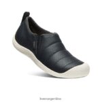 negro perforado calzado KEEN cosecha de hower T0822B381 hombres - Imagen 3