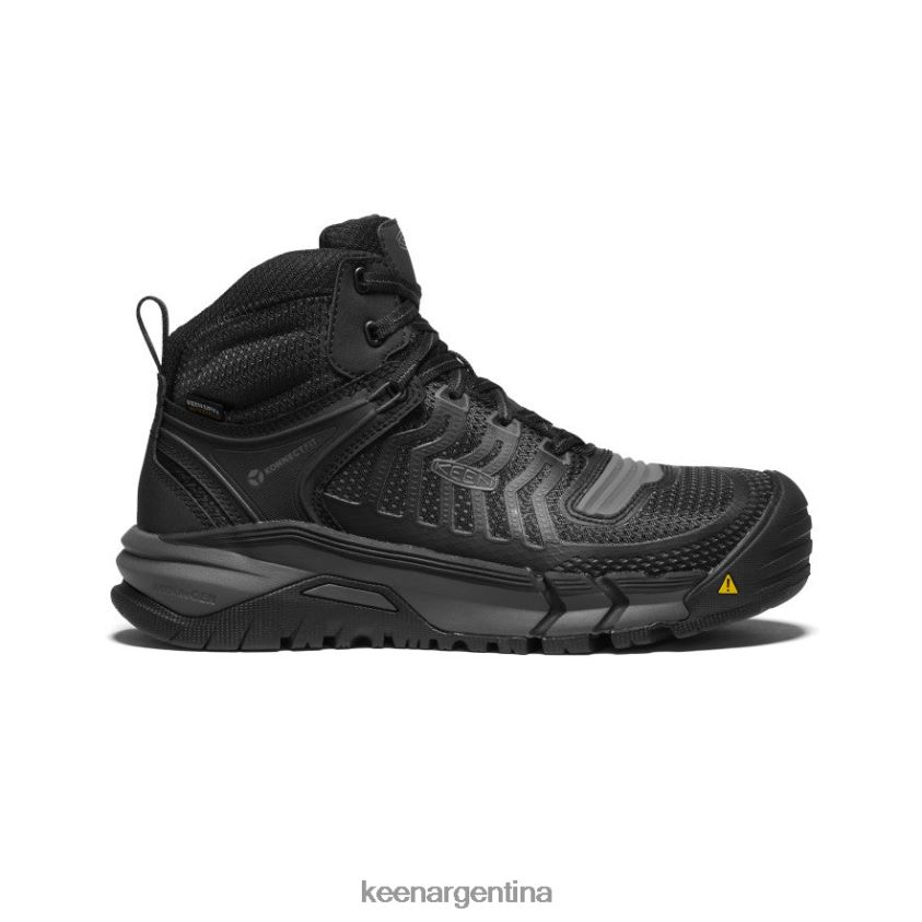 negro/pistola calzado KEEN Kansas City impermeable medio (puntera de fibra de carbono) T0822B161 hombres - Imagen 1