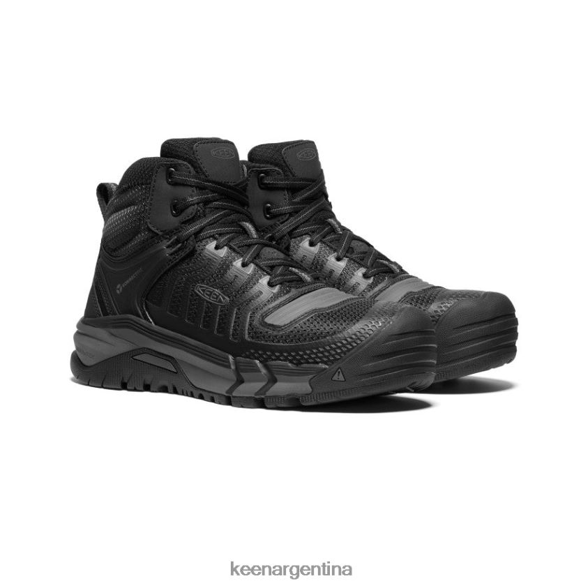 negro/pistola calzado KEEN Kansas City Mid (puntera de fibra de carbono) T0822B194 hombres - Imagen 2