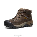 negro pizarra/pedernal calzado KEEN targhee ii impermeable medio T0822B618 mujer - Imagen 3