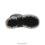 negro/plata calzado KEEN bota impermeable snow troll T0822B1000 niños grandes - Imagen 4