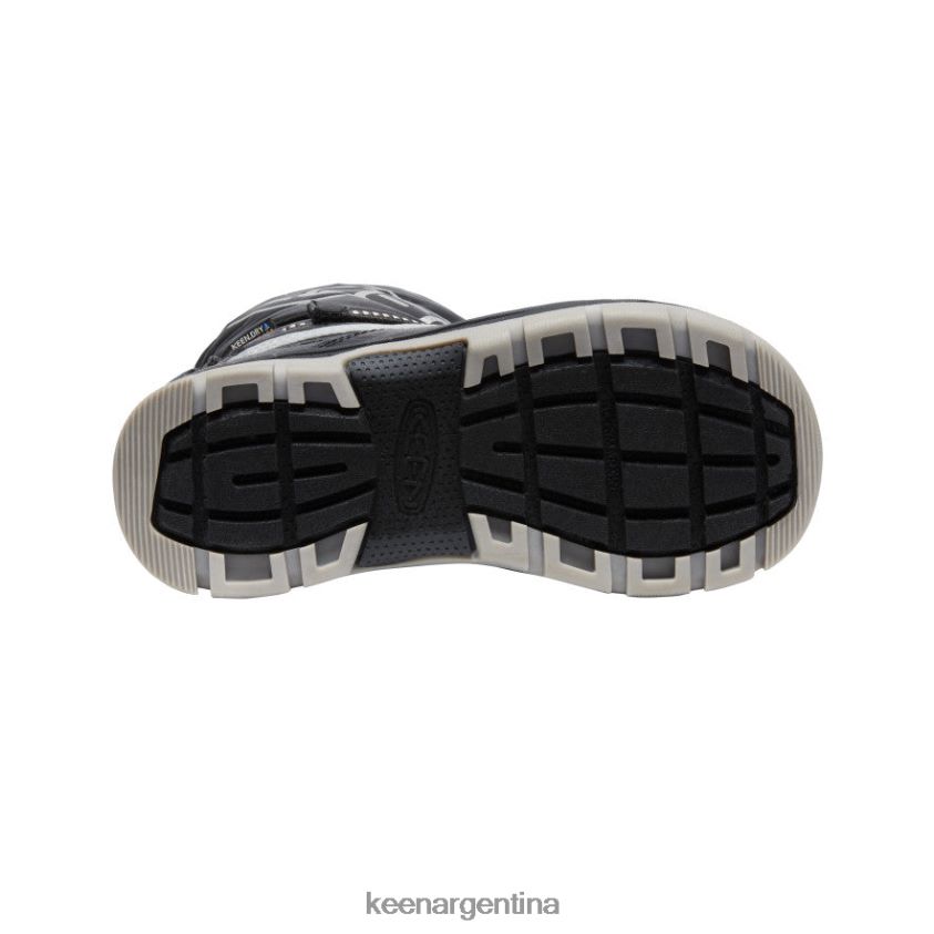 negro/plata calzado KEEN bota impermeable snow troll T0822B1000 niños grandes - Imagen 4