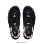 negro/plaza topo calzado KEEN uneek T0822B118 hombres - Imagen 4