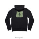 negro ropa KEEN sudadera con capucha T0822B339 hombres - Imagen 2