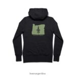 negro ropa KEEN sudadera con capucha T0822B630 mujer - Imagen 2