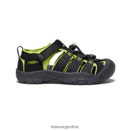 negro/verde lima calzado KEEN newport h2 T0822B764 niños grandes