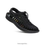 negro vntg calzado KEEN uneek T0822B517 mujer - Imagen 3