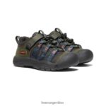 noche del bosque/imán calzado KEEN newport h2sho T0822B927 pequeños niños - Imagen 2