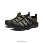 noche del bosque/negro calzado KEEN newport h2 T0822B40 hombres - Imagen 2