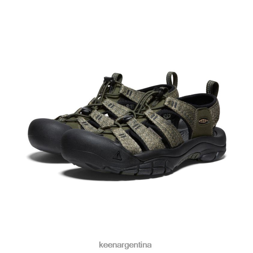 noche del bosque/negro calzado KEEN newport h2 T0822B40 hombres - Imagen 2