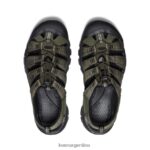 noche del bosque/negro calzado KEEN newport h2 T0822B40 hombres - Imagen 4
