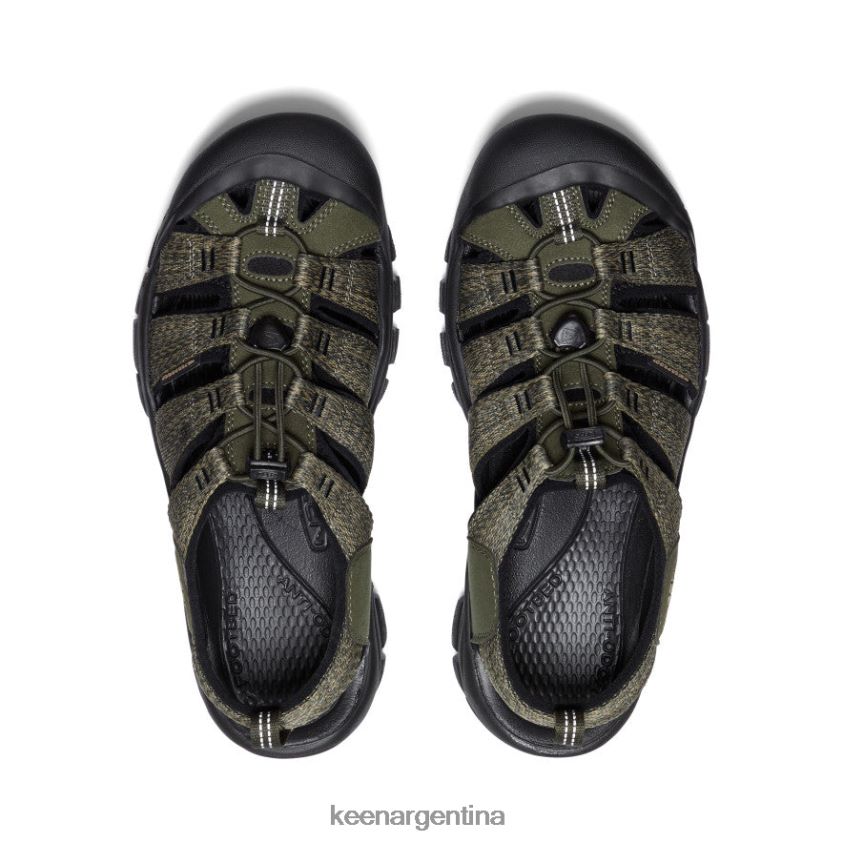 noche del bosque/negro calzado KEEN newport h2 T0822B40 hombres - Imagen 4