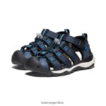 noches azules/azul brillante calzado KEEN newport neo h2 T0822B838 pequeños niños - Imagen 2