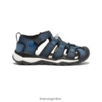 noches azules/azul brillante calzado KEEN newport neo h2 T0822B838 pequeños niños