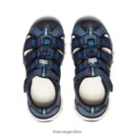 noches azules/azul brillante calzado KEEN newport neo h2 T0822B838 pequeños niños - Imagen 4