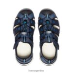 noches azules/azul brillante calzado KEEN newport neo h2 T0822B968 niños grandes - Imagen 4