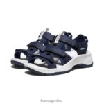 noches azules/iris negro calzado KEEN astoria west con puntera abierta T0822B531 mujer - Imagen 2