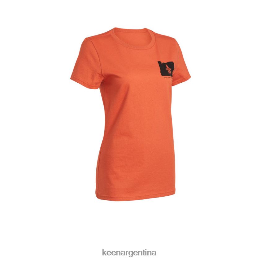 ocre_quemado_ropa_keen_camiseta_pnw_t0822b629_mujer.jpg ocre quemado ropa KEEN camiseta pnw T0822B629 mujer - Imagen 1