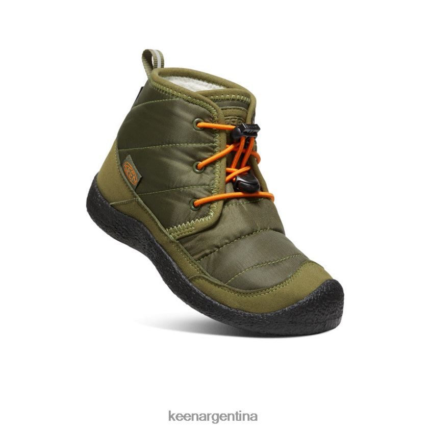 oliva capuleto/naranja rojizo calzado KEEN chukka impermeable howser ii T0822B936 niños grandes - Imagen 3