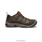 oliva negra/arcilla de alfarero calzado KEEN zapato impermeable circadia T0822B102 hombres