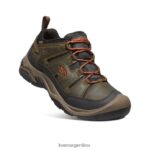 oliva negra/arcilla de alfarero calzado KEEN zapato impermeable circadia T0822B102 hombres - Imagen 3