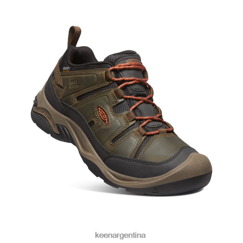 oliva negra/arcilla de alfarero calzado KEEN zapato impermeable circadia T0822B102 hombres - Imagen 3