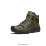 oliva oscuro/negro calzado KEEN reno kbf impermeable medio (puntera blanda) T0822B6 hombres - Imagen 3