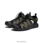 oliva oscuro/negro calzado KEEN sandalia drift creek h2 T0822B109 hombres - Imagen 2