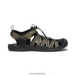 oliva oscuro/negro calzado KEEN sandalia drift creek h2 T0822B109 hombres