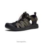 oliva oscuro/negro calzado KEEN sandalia drift creek h2 T0822B109 hombres - Imagen 3