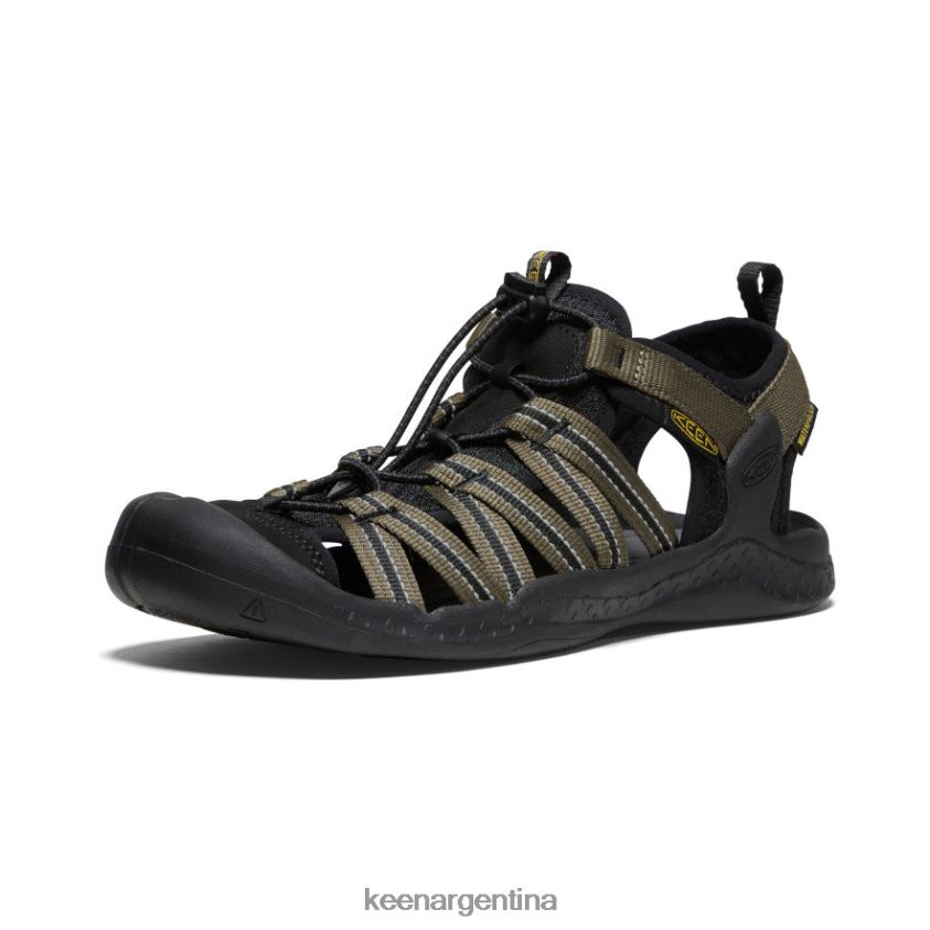 oliva oscuro/negro calzado KEEN sandalia drift creek h2 T0822B109 hombres - Imagen 3
