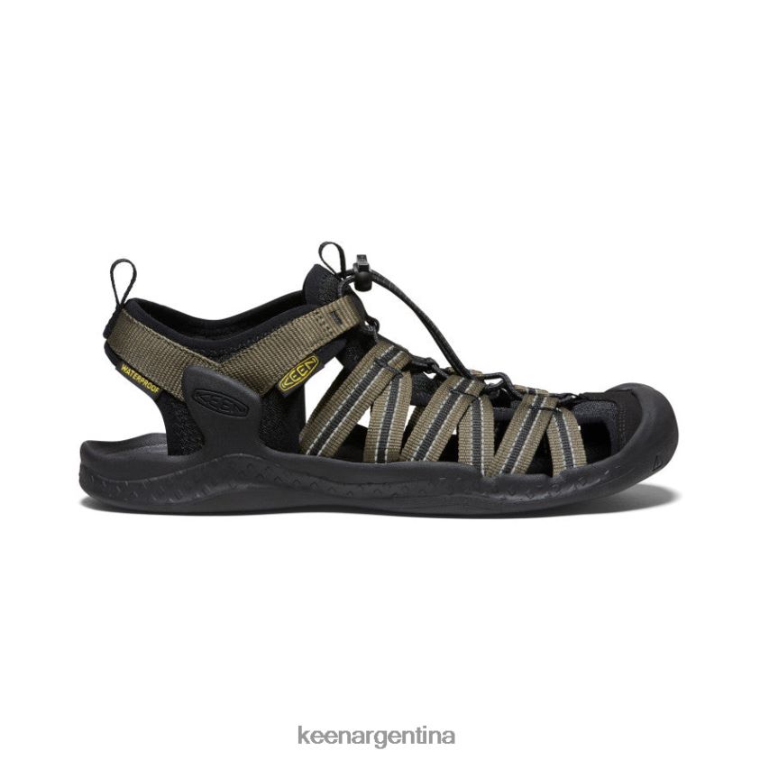 oliva oscuro/negro calzado KEEN sandalia drift creek h2 T0822B109 hombres - Imagen 1