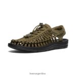 oliva oscuro/negro calzado KEEN uneek T0822B113 hombres - Imagen 3