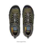 oliva oscuro/taupe plaza calzado KEEN targhee exp impermeable medio T0822B69 hombres - Imagen 4