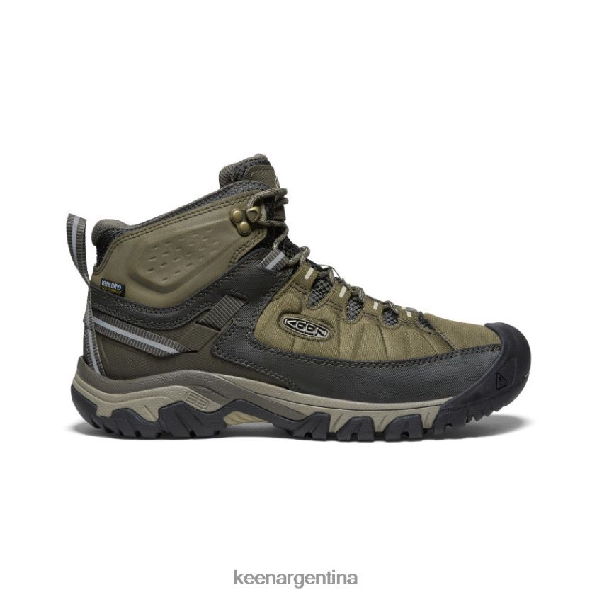 oliva oscuro/taupe plaza calzado KEEN targhee exp impermeable medio T0822B69 hombres - Imagen 1