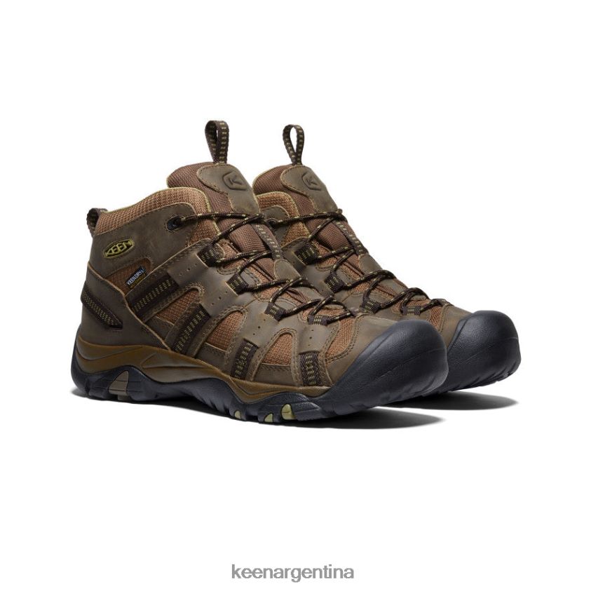 oliva oscuro/verde oliva calzado KEEN siskiyou impermeable medio T0822B327 hombres - Imagen 2