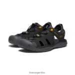 oro negro calzado KEEN sandalia solr T0822B342 hombres - Imagen 2