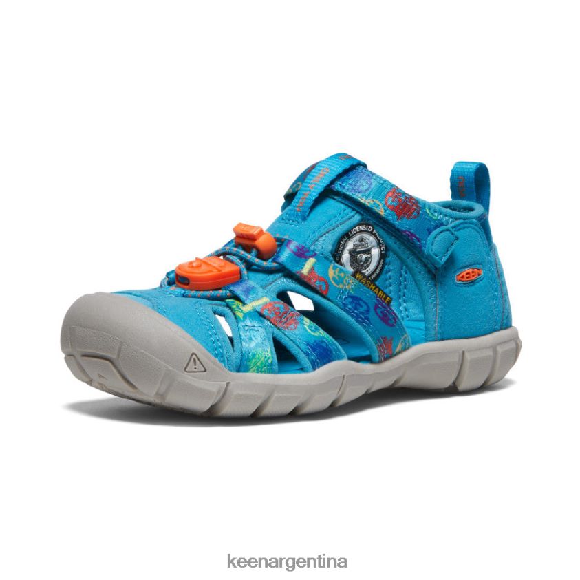 oso ahumado/azul fiordo calzado KEEN seacamp ii cnx x oso ahumado T0822B858 pequeños niños - Imagen 3