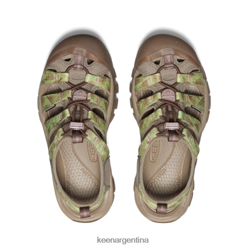 oso ahumado/estragón calzado KEEN newport retro x oso ahumado T0822B499 mujer - Imagen 3