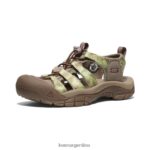 oso ahumado/estragón calzado KEEN newport retro x oso ahumado T0822B499 mujer - Imagen 4