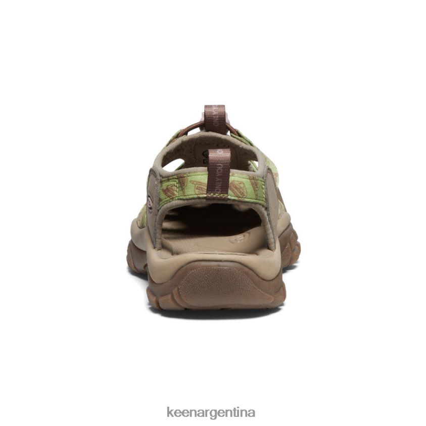 oso ahumado/estragón calzado KEEN newport retro x oso ahumado T0822B499 mujer - Imagen 5