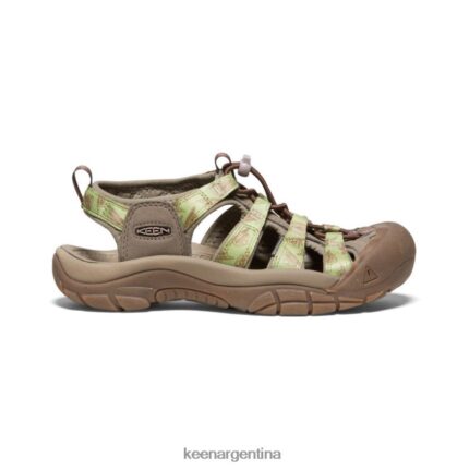 oso ahumado/estragón calzado KEEN newport retro x oso ahumado T0822B499 mujer