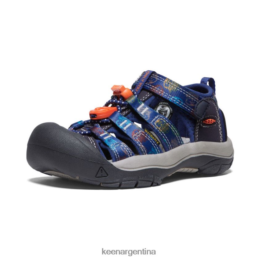 oso ahumado/multi calzado KEEN newport h2 x oso ahumado T0822B743 pequeños niños - Imagen 3