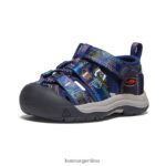 oso ahumado/multi calzado KEEN newport h2 x oso ahumado T0822B834 niños pequeños - Imagen 3