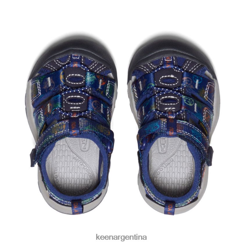 oso ahumado/multi calzado KEEN newport h2 x oso ahumado T0822B834 niños pequeños - Imagen 4