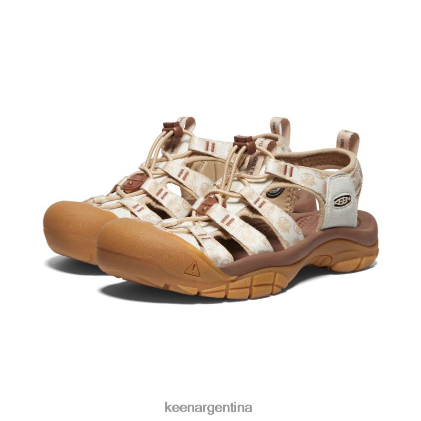 oso ahumado/smores calzado KEEN newport retro x oso ahumado T0822B498 mujer - Imagen 2