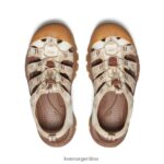 oso ahumado/smores calzado KEEN newport retro x oso ahumado T0822B498 mujer - Imagen 4